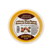 Beurre de karité diamant africain [Jaune lisse] 8oz