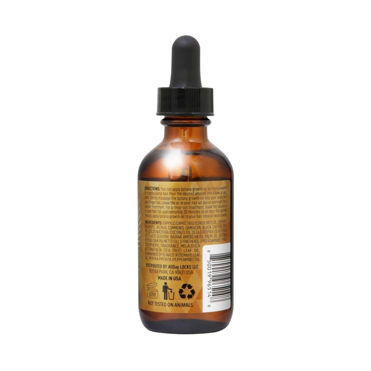 AllDay LOCKS Huile de croissance capillaire au batana 2oz