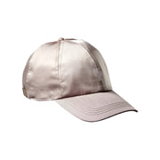 Casquette de baseball en satin soyeux [Beige] #FH010