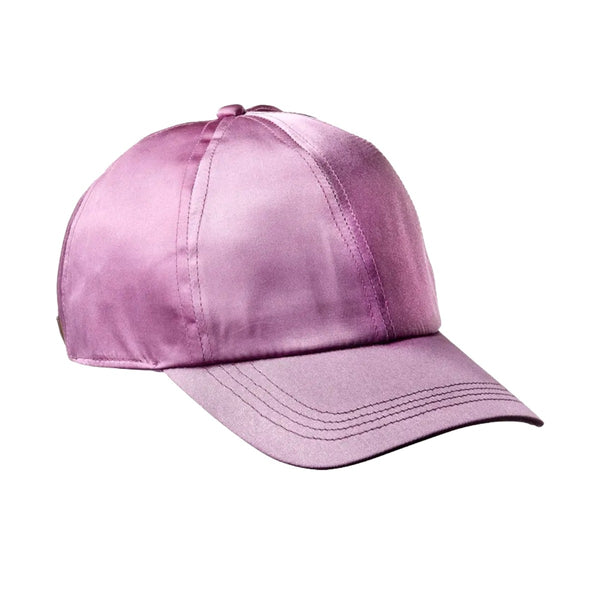 All Over Silky Satin Baseball Cap [Pink] #FH013