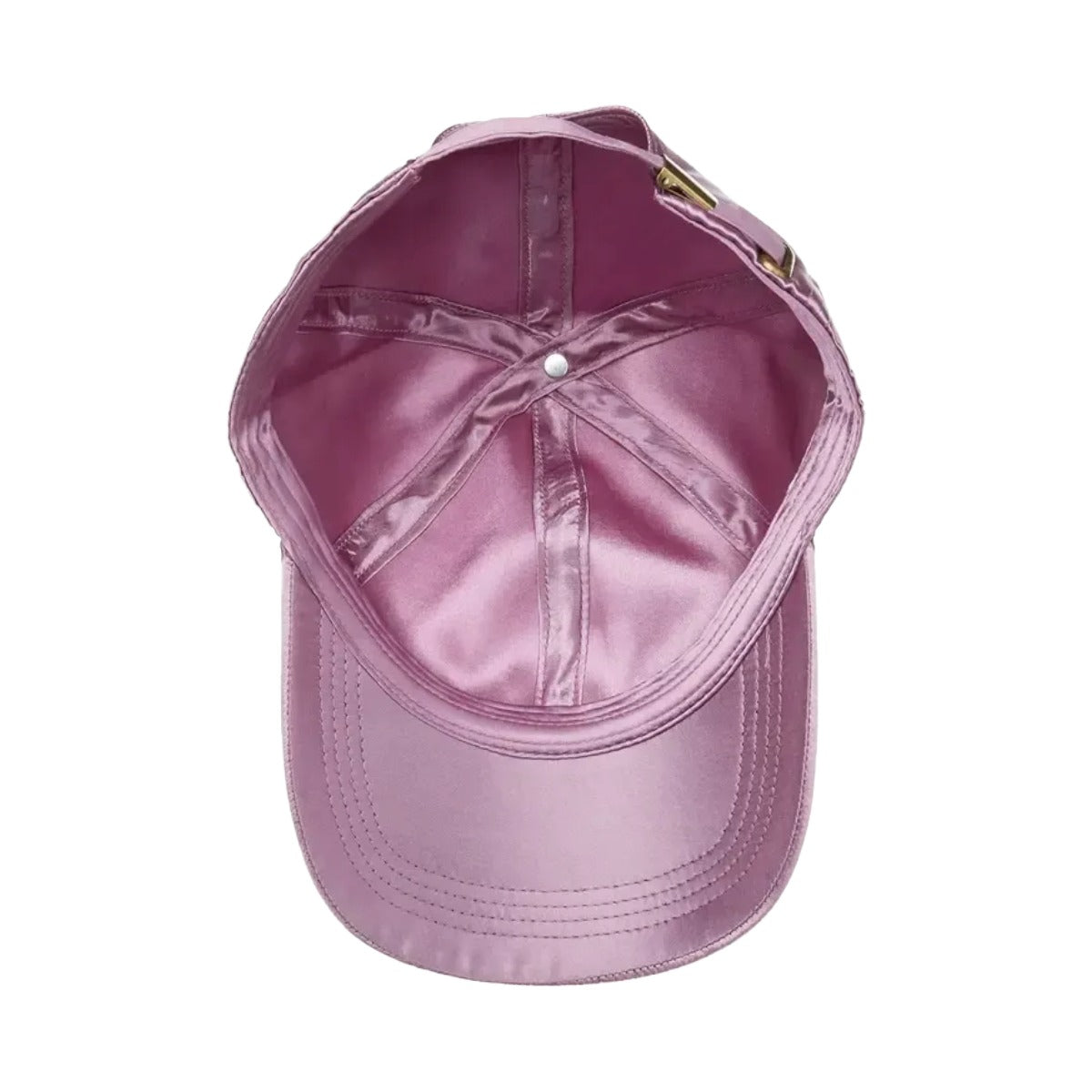 Casquette de baseball en satin soyeux [Rose] #FH013