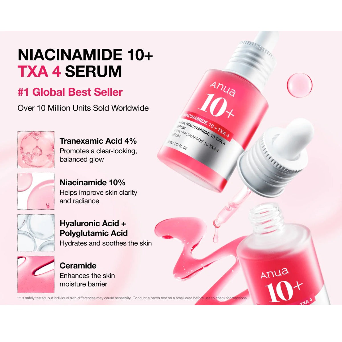 Anua Niacinamide 10% + TXA 4% Serum 1.01oz