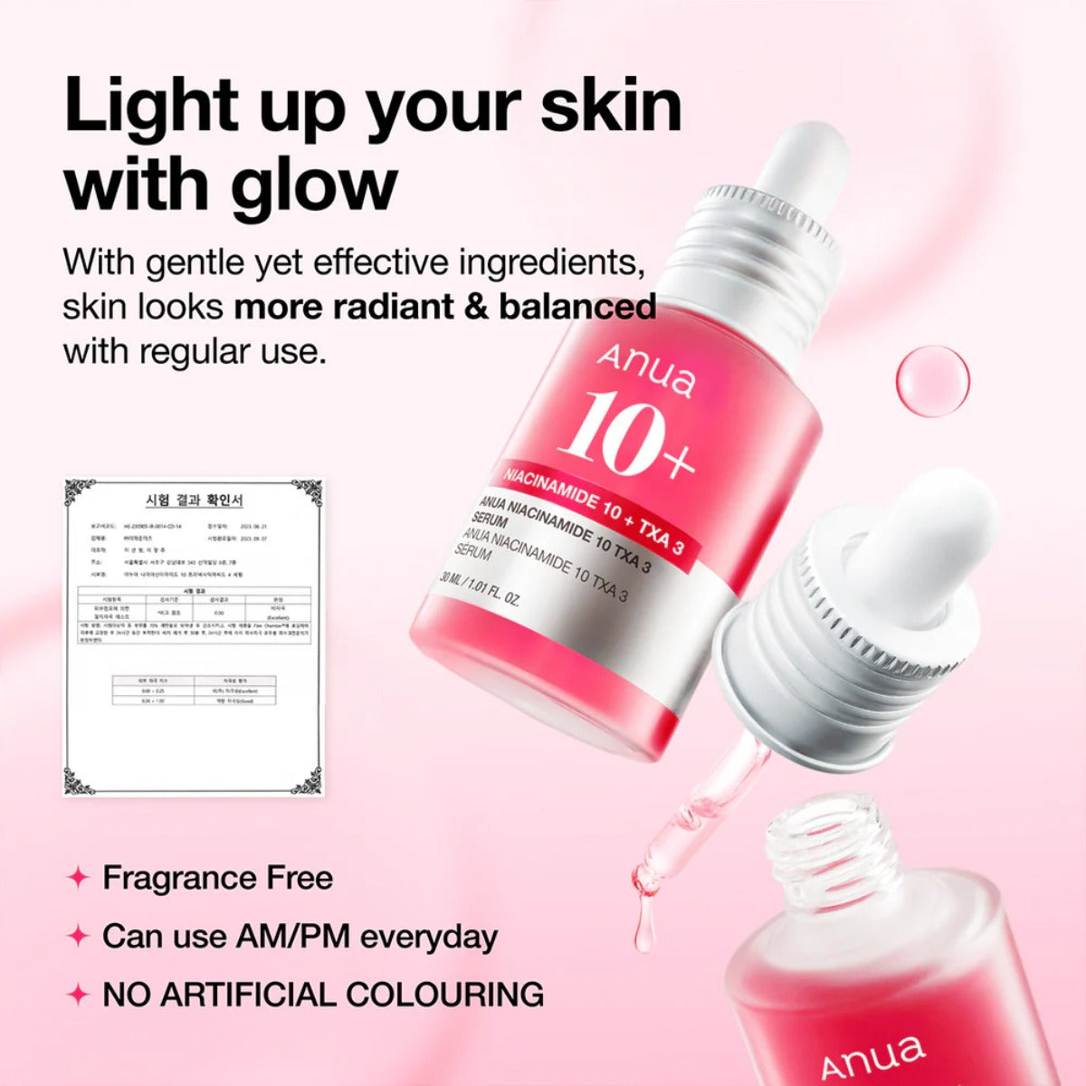 Anua Niacinamide 10% + TXA 4% Serum 1.01oz