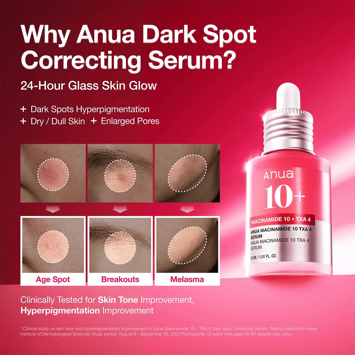 Anua Niacinamide 10% + TXA 4% Serum 1.01oz