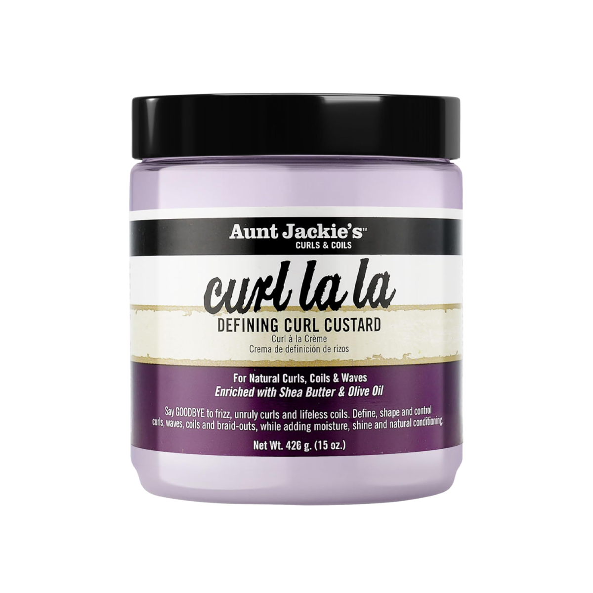 Aunt Jackie's Curl La La Curl Custard 15oz