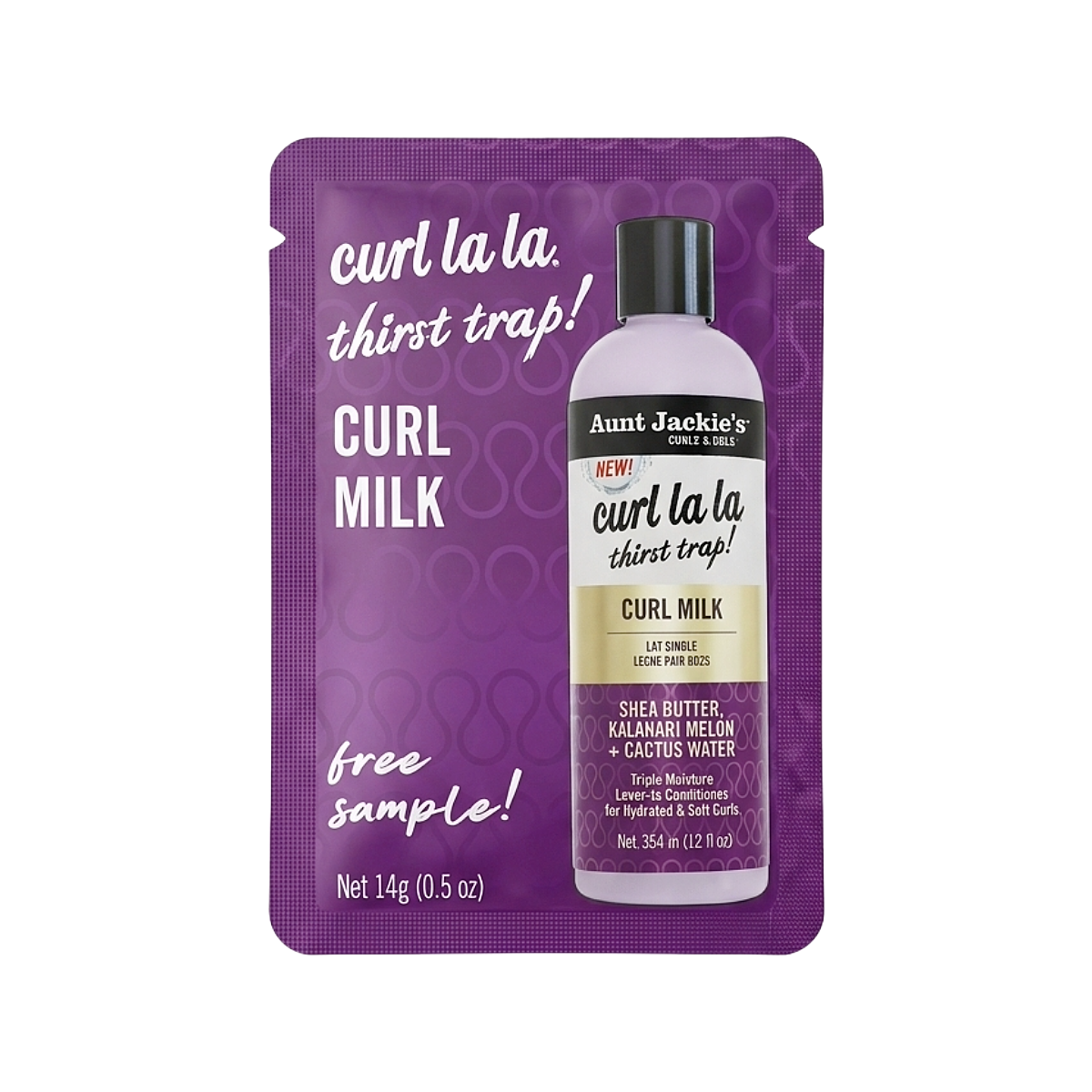 Aunt Jackie's Curl La La Thirst Trap! Curl Milk 0.5oz