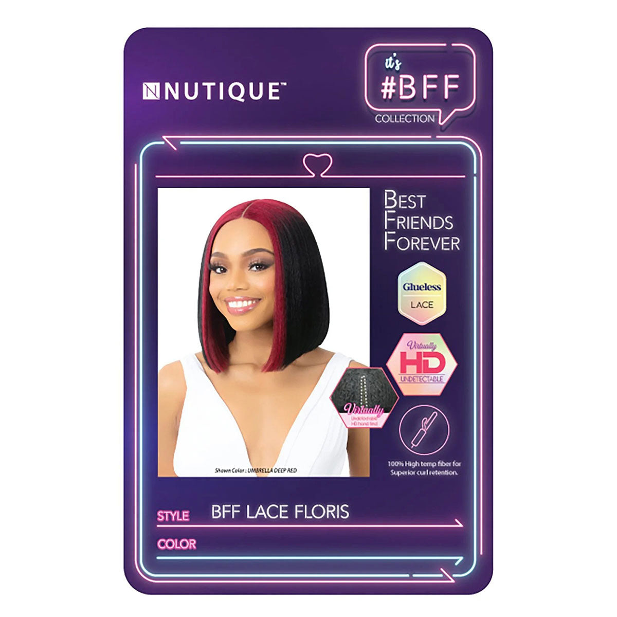 Perruque Lace Front HD NUTIQUE BFF - FLORIS