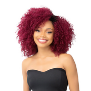 BFF Human Hair Blend Half Wig Boina 16"