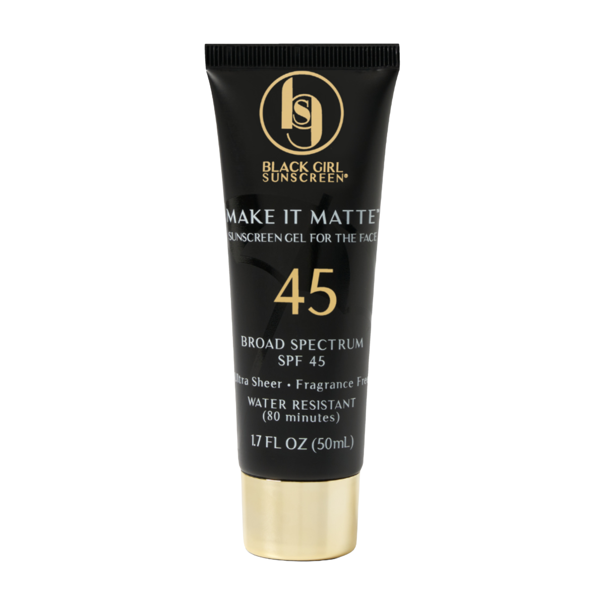 BLACK GIRL SUNSCREEN Gel solaire matifiant SPF 45 1,7 oz