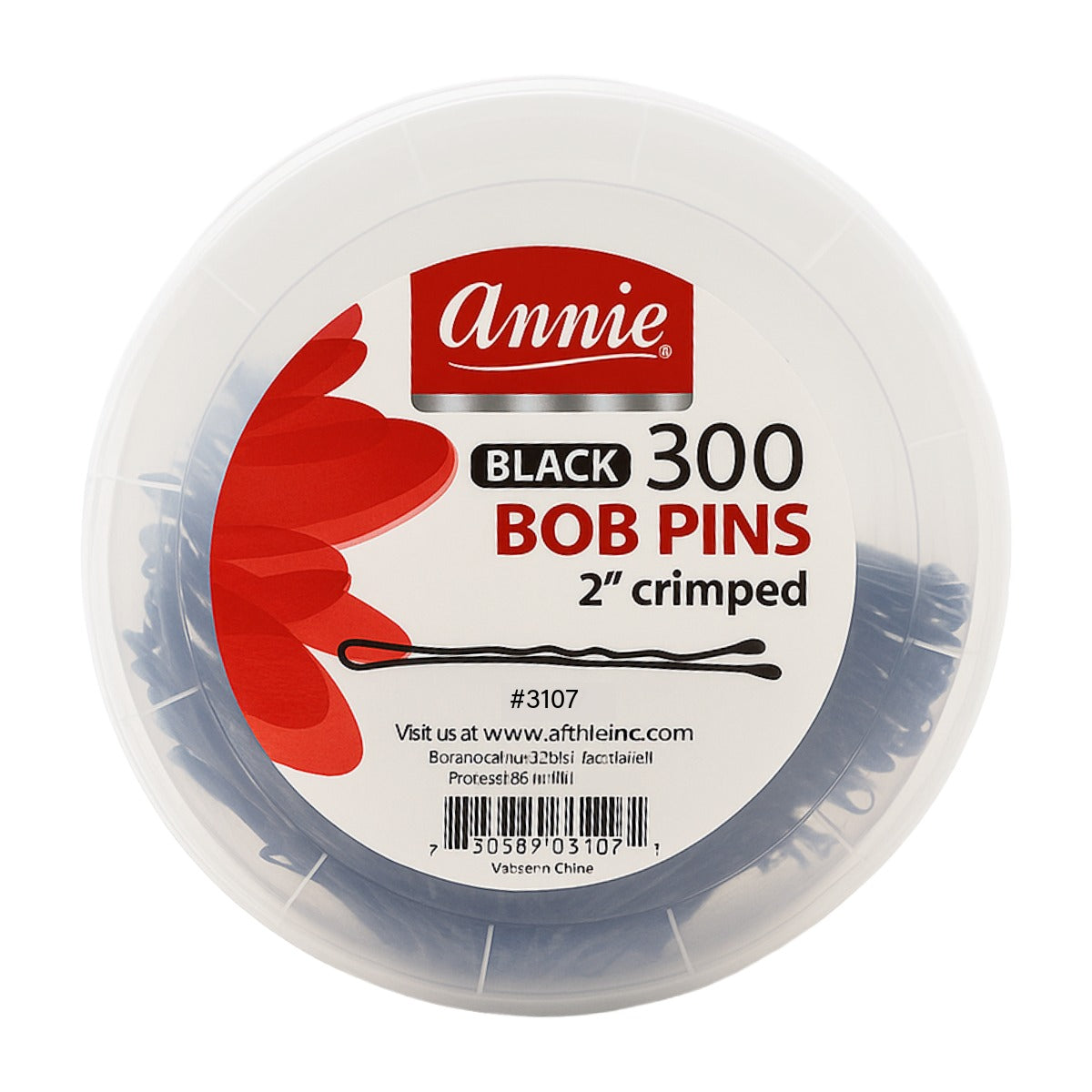 Bobby Pins 2" 300 pcs [Black] #3107
