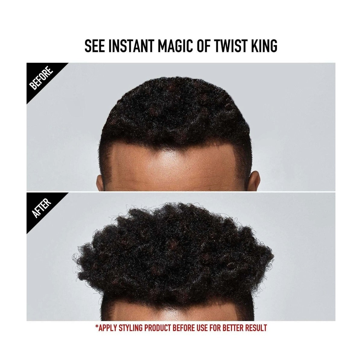 Bow Wow X Twist King Premium Luxury Twist Styler Brush [Curved & Densed] #HS03