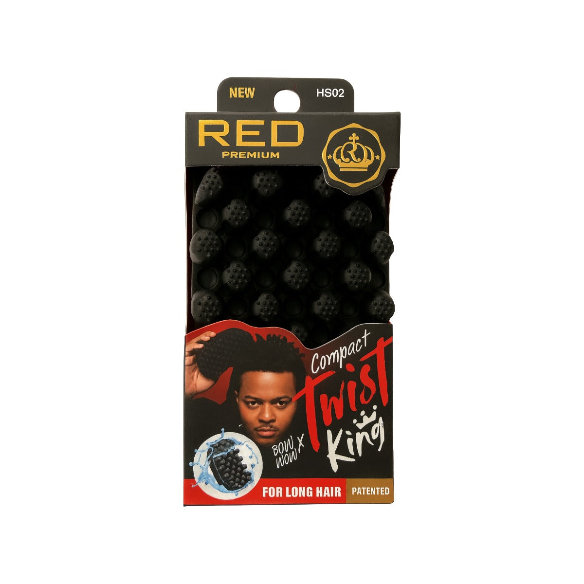 Bow Wow X Twist King Premium Luxury Twist Styler Brush [Mini] #HS02