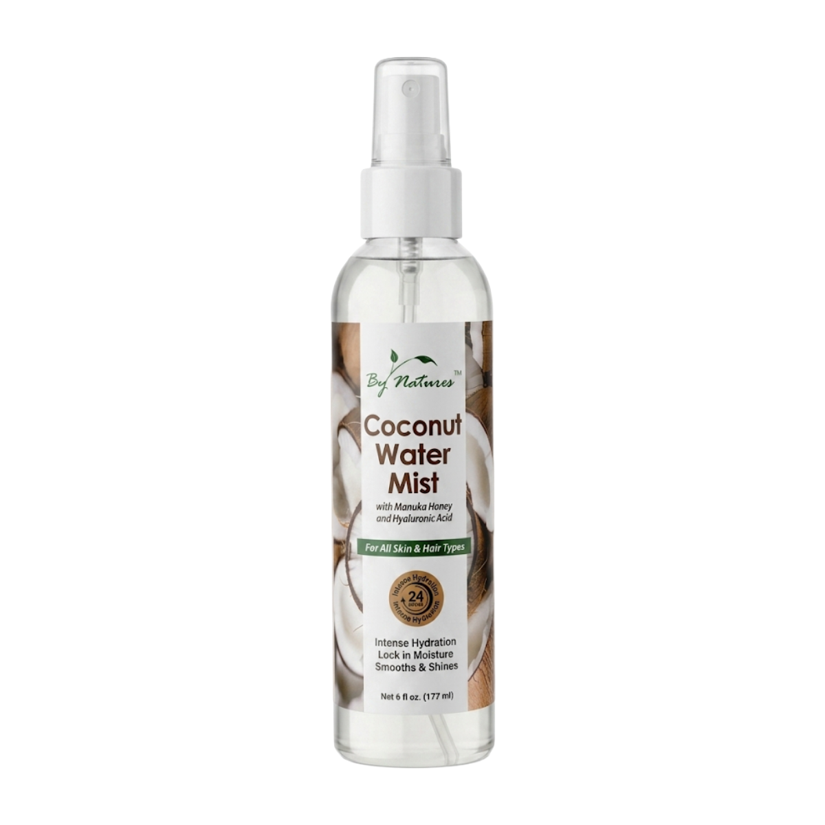 By Natures Brume d'eau de coco 6oz