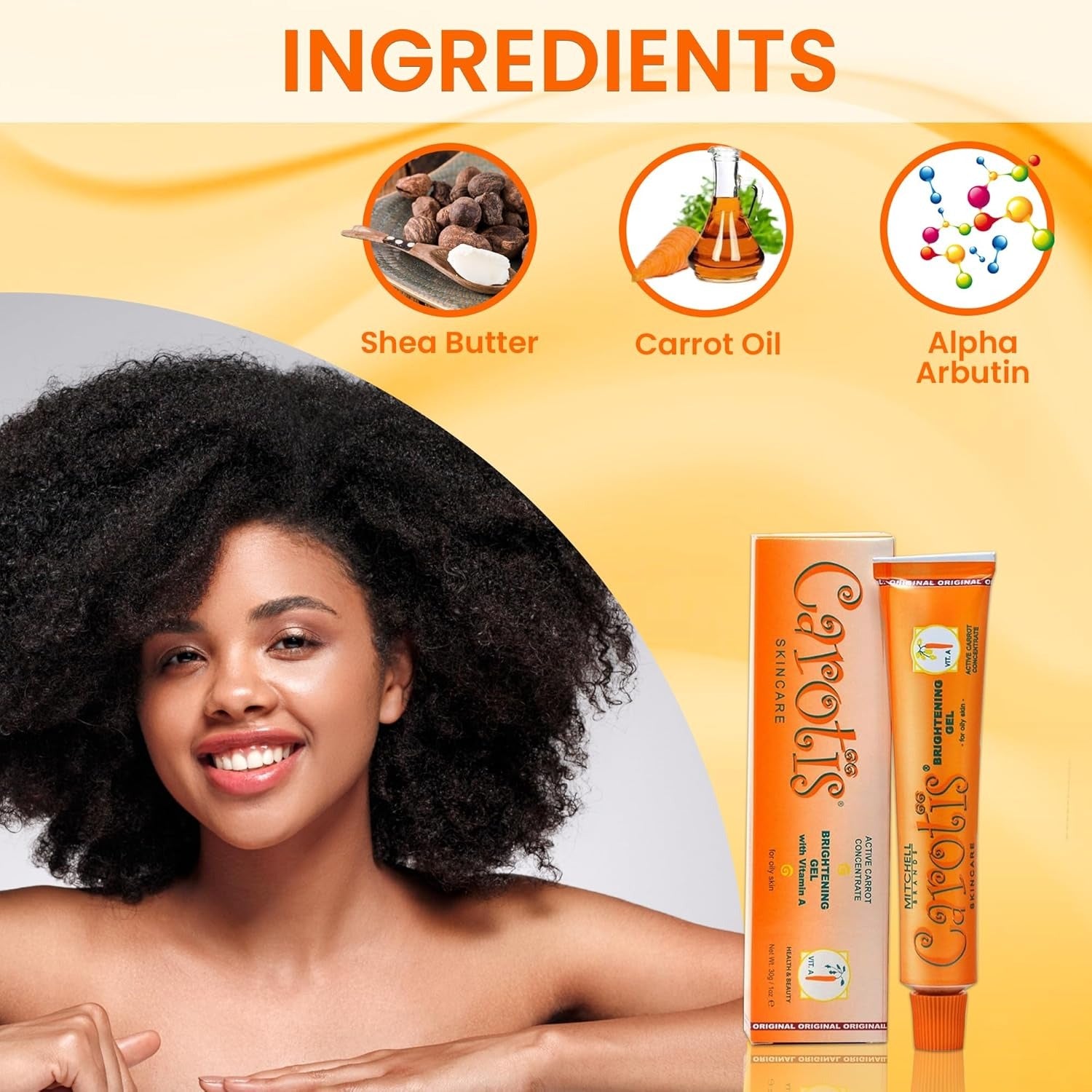 Gel éclaircissant à la vitamine A