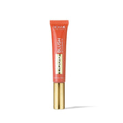NICKA K liquid blush for dark skin in an orange tube with gold cap makeup product