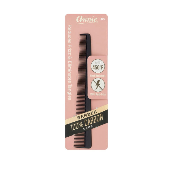 Peigne de barbier en carbone [Noir] #00175