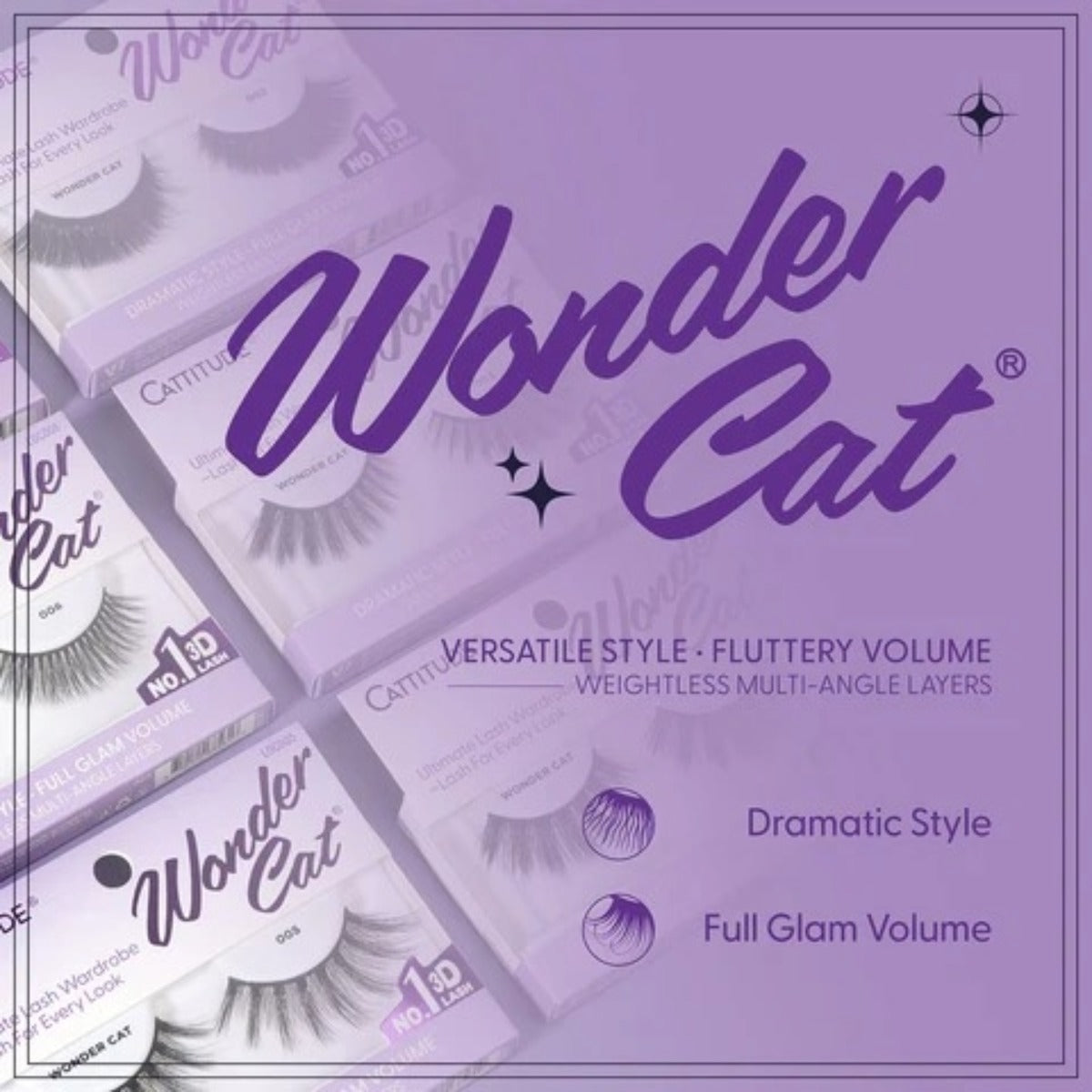 Cattitude Lash Wonder Cat 4 paires #4LOC002