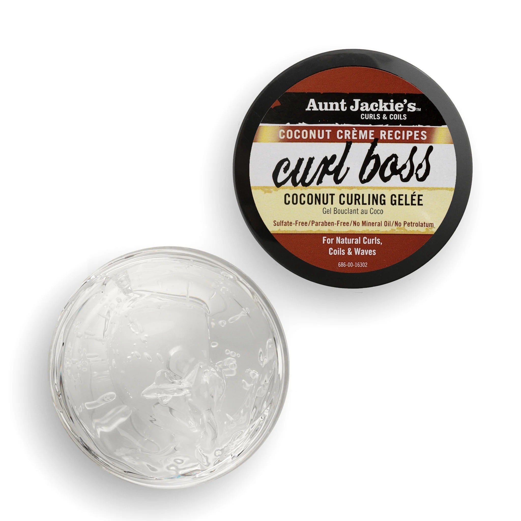 Crème de noix de coco Curl Boss Gelée de boucles à la noix de coco