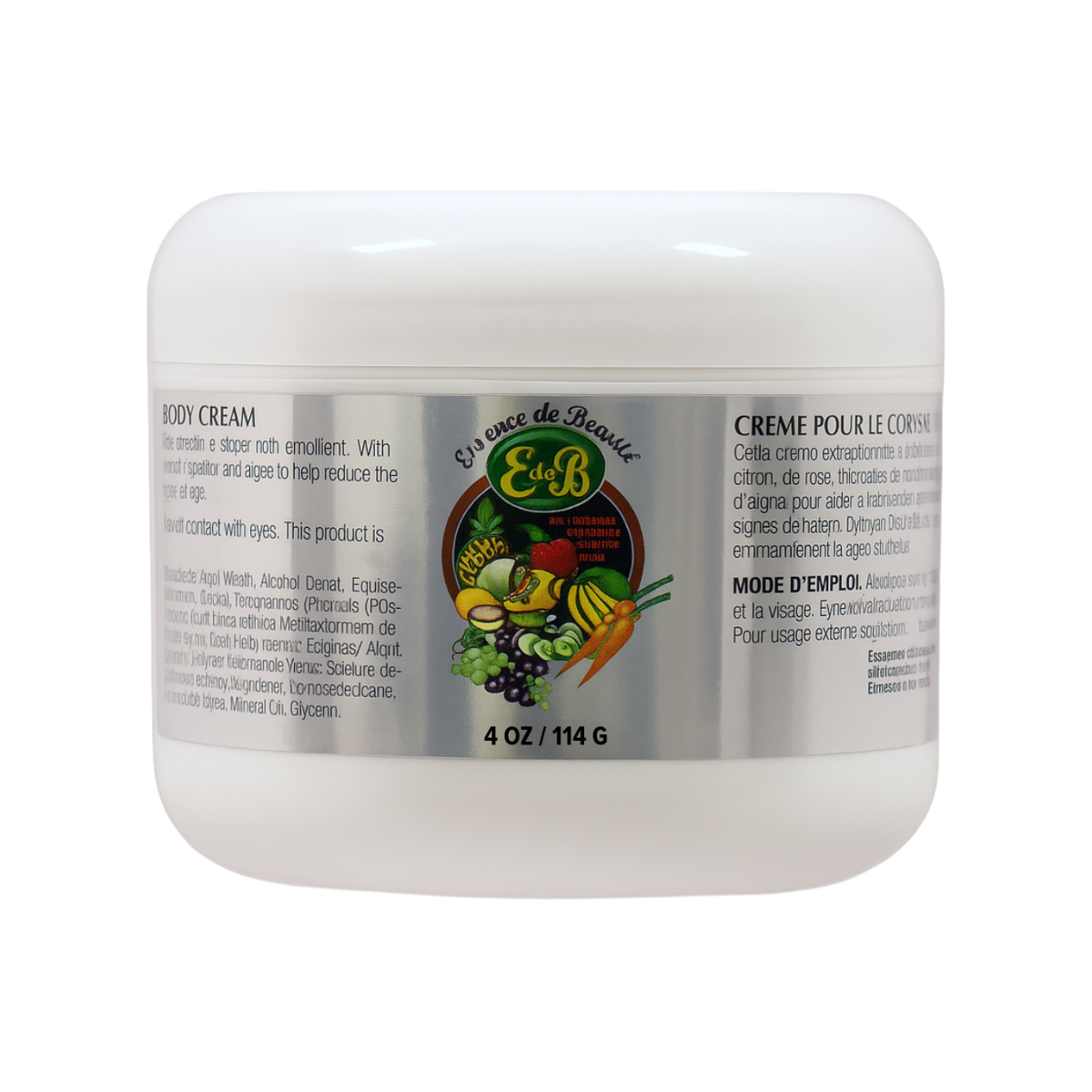 Essence de Beaute Collagen & Vitamin E Face And Body Cream 4oz