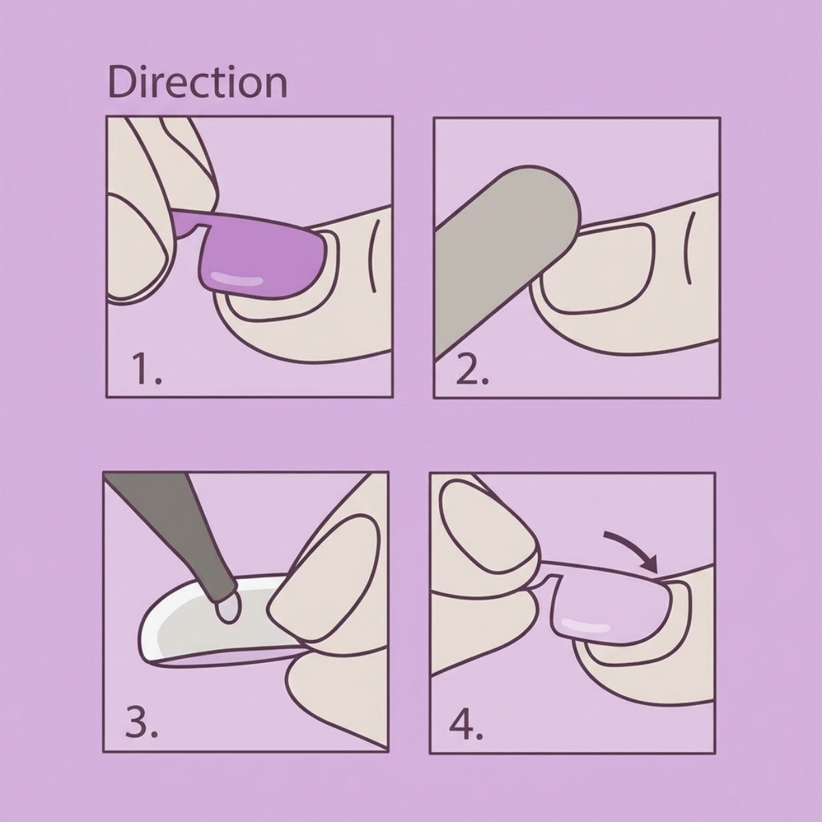 Color Wider Fit Toenails [Pristine] #CFCT100