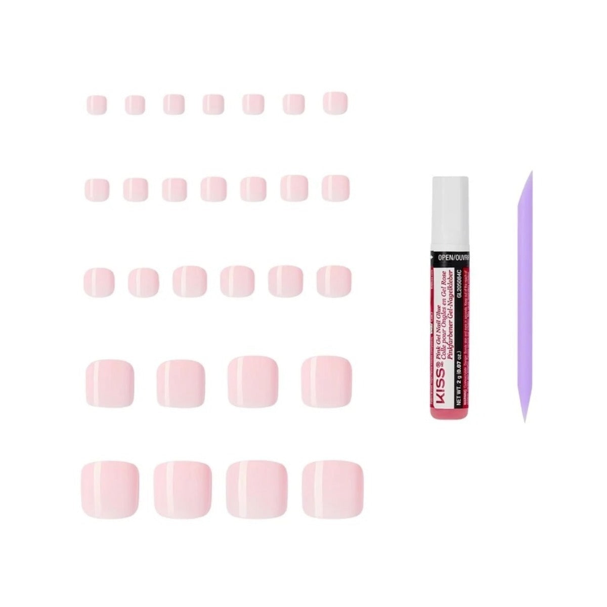 Color Wider Fit Toenails [Glory] #CFCT103