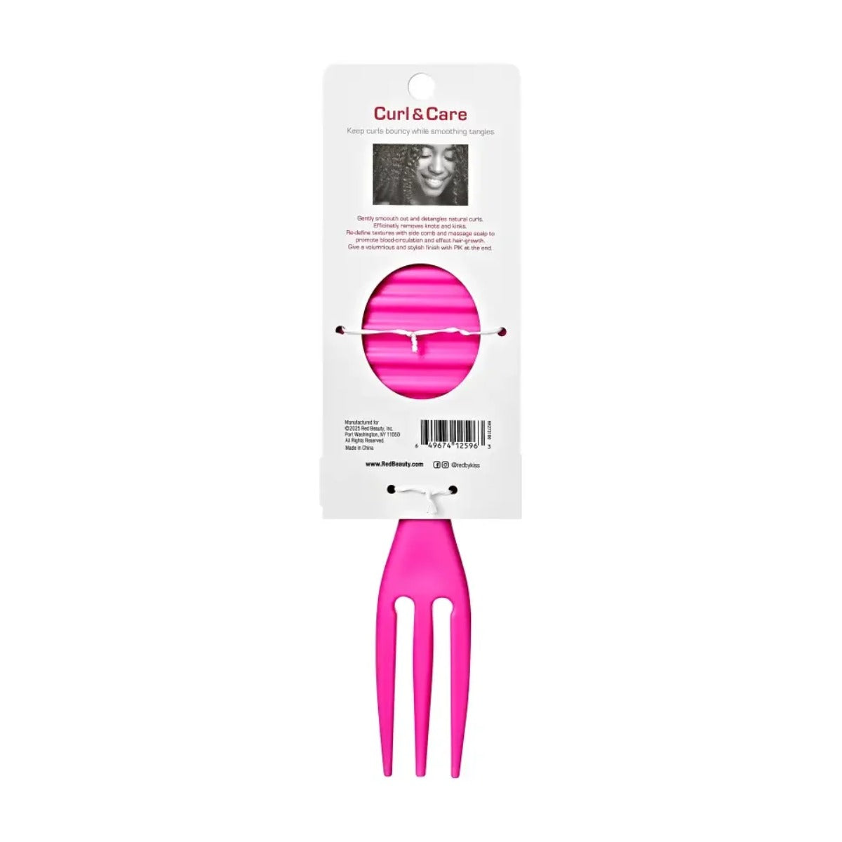 Curl & Care Brosse Démêlante [Rose] #HH273