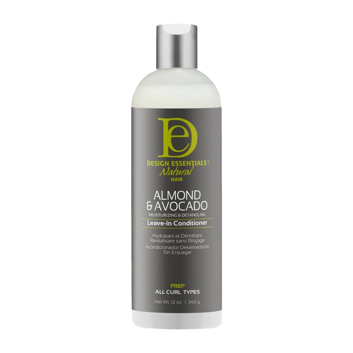 DESIGN ESSENTIALS Almond & Avocado Leave-In Conditioner 12oz