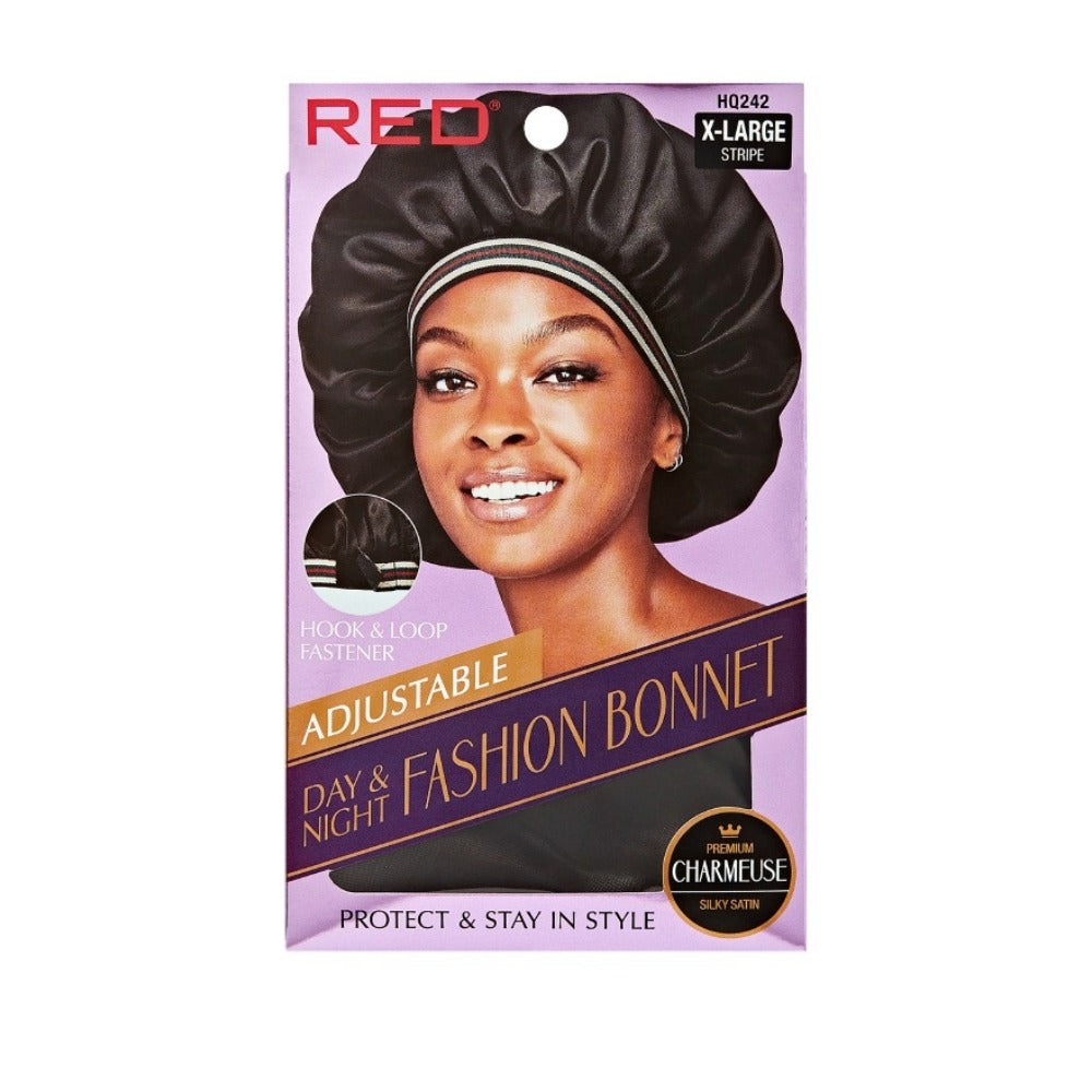 Day & Night Adjustable Fashion Bonnet #HQ242 [Stripe]