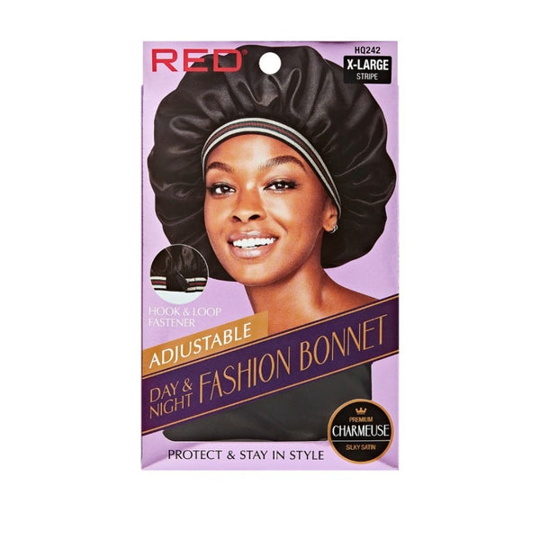 Day & Night Adjustable Fashion Bonnet #HQ242 [Stripe]