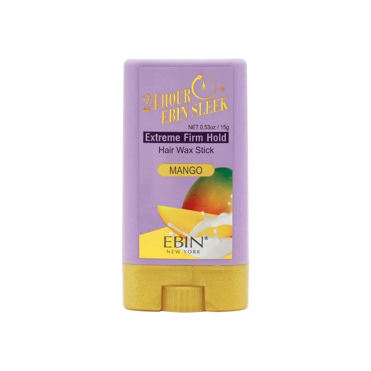 EBIN Cire coiffante pour bordures tenue 24 heures [Mango] 0,53 oz