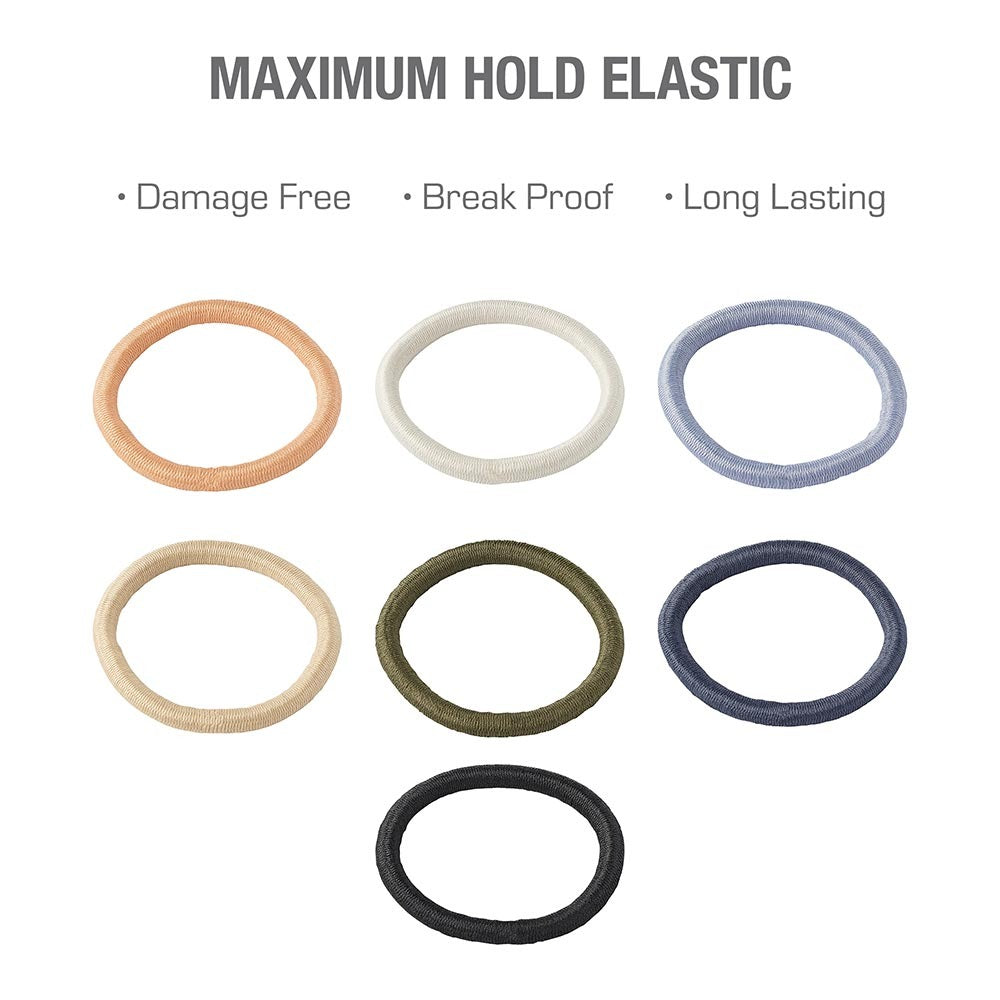 Elastic Hair Band 5mm 14pcs #Heb11 [Assorted Multi Color]