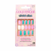 GOLD FINGER Little Diva Stick On Nails [Premiere] #BLL03
