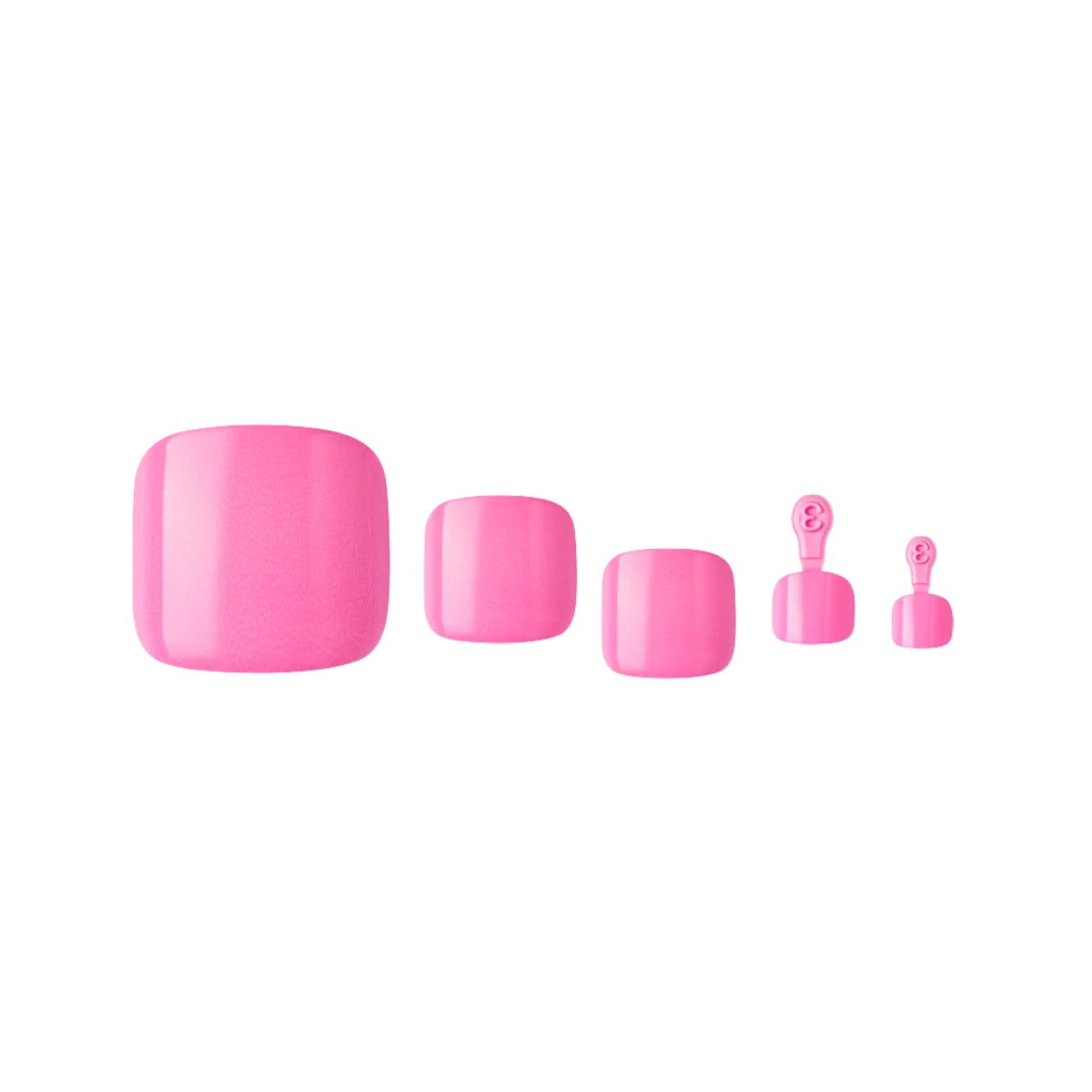 GOLD FINGER Solid Color Ongles D’orteils En Acrylique [Blushing] #GCT03