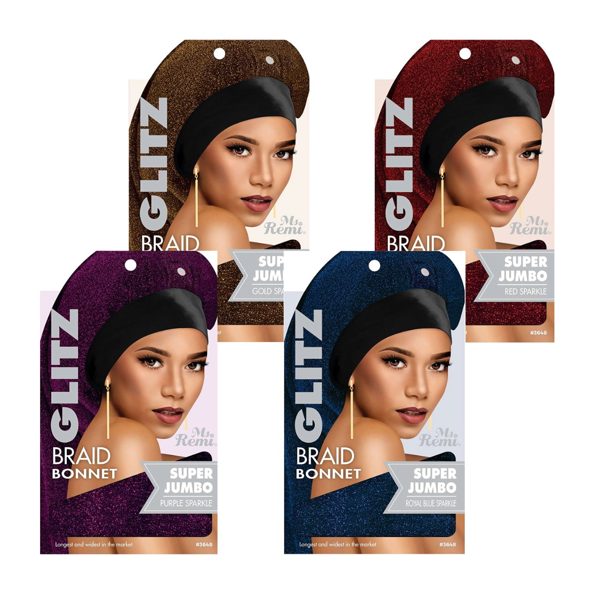 Bonnet Glitz Braid Jumbo XL [Couleurs Variées] #3648