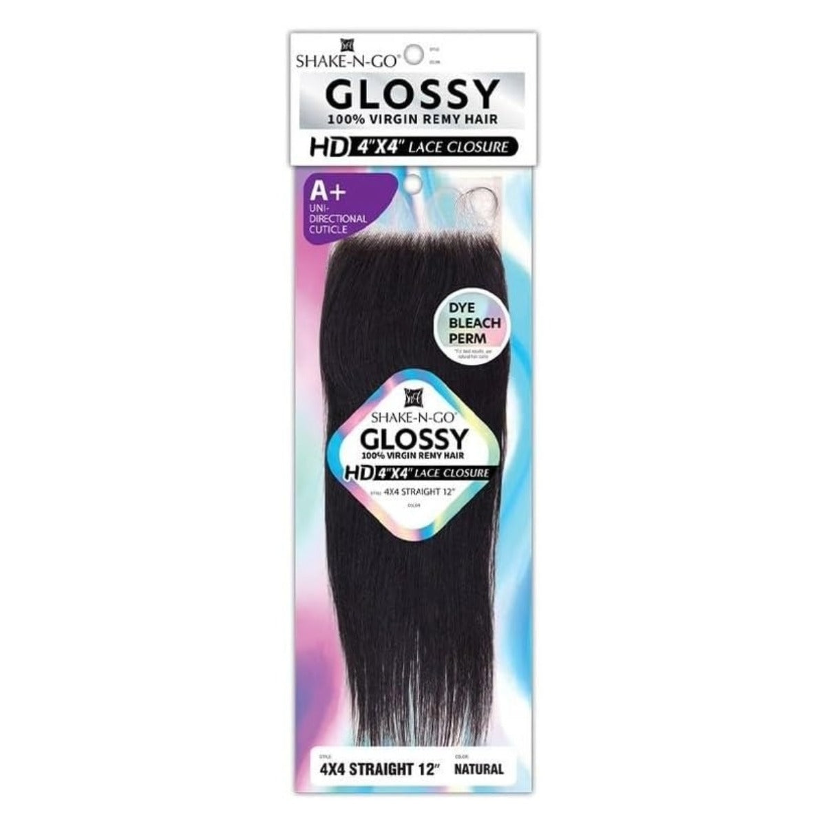 Glossy 4X4 Closure Straight 12"