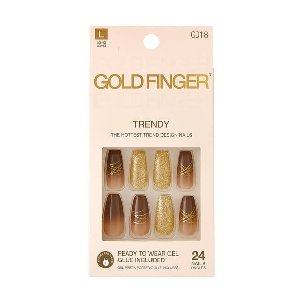KISS Gold Finger Trendy [L] #GD18 - Questions et réponses