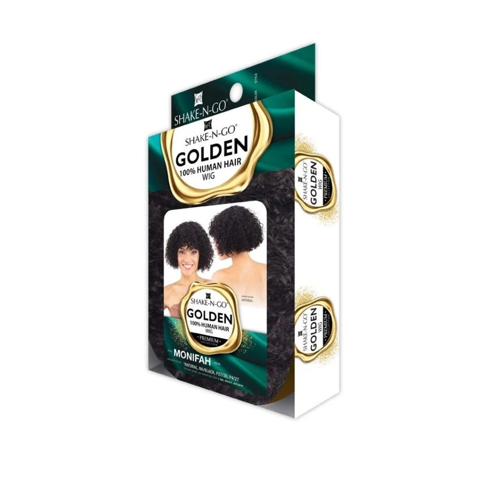 Golden 100% Human Hair Wig Monifah