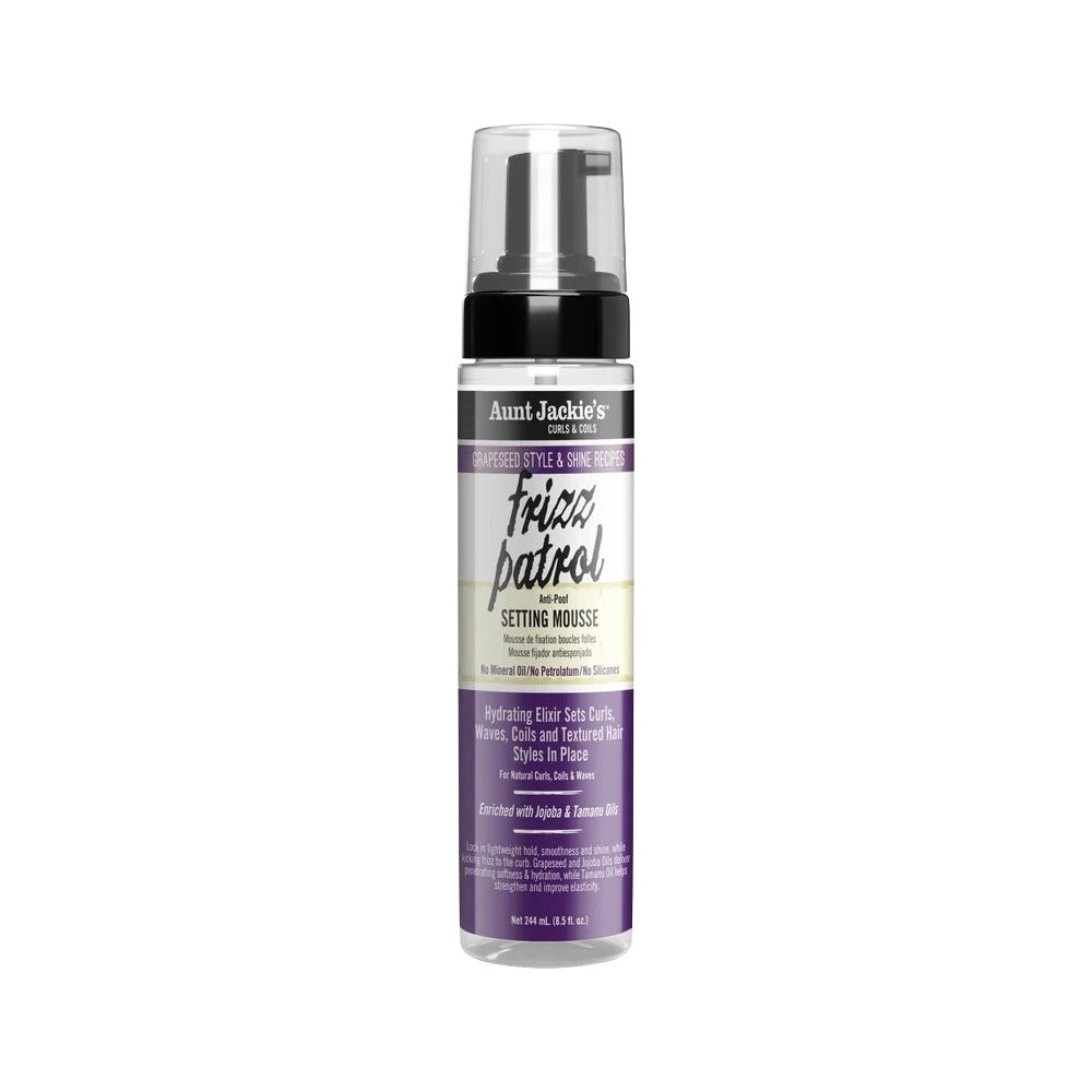 Grapeseed Frizz Patrol Setting Mousse