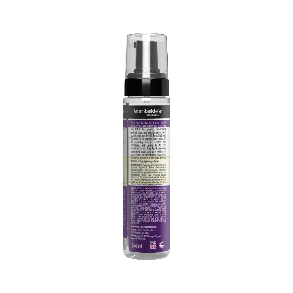 Grapeseed Frizz Patrol Setting Mousse