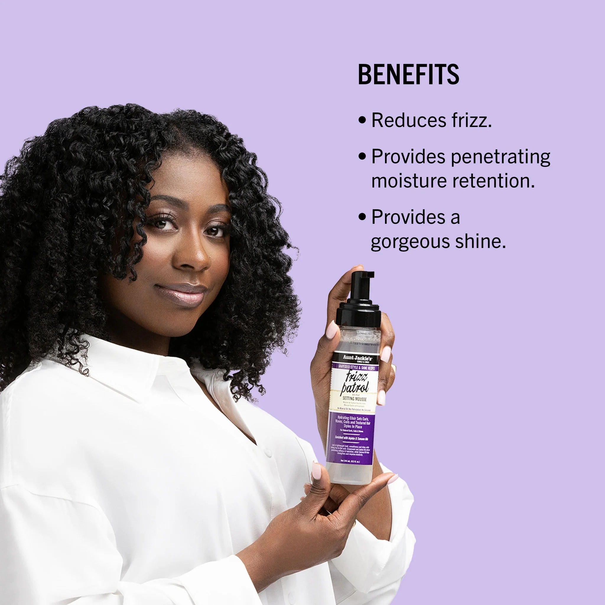 Mousse fixatrice Grapeseed Frizz Patrol