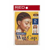 Bonnet de Perruque Invisible HD 2 pcs [Marron Foncé] #HWC23