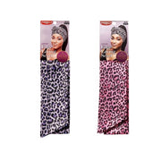 Super Sleek Edge Laying Scarf [Purple Leopard / Pink Leopard] #HQ103