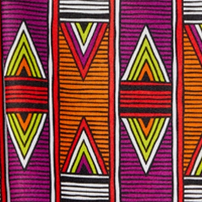 #HSFP09 [Aztec] Écharpe en satin soyeux 60"x16"