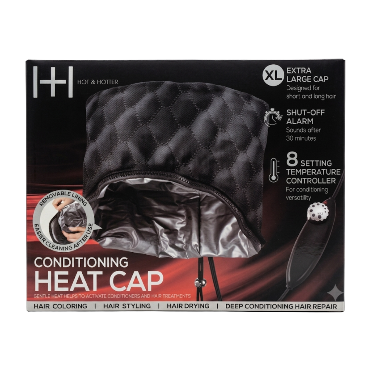 H&H Bonnet Thermique 3-en-1 Conditionnant [Très Grand] #5757