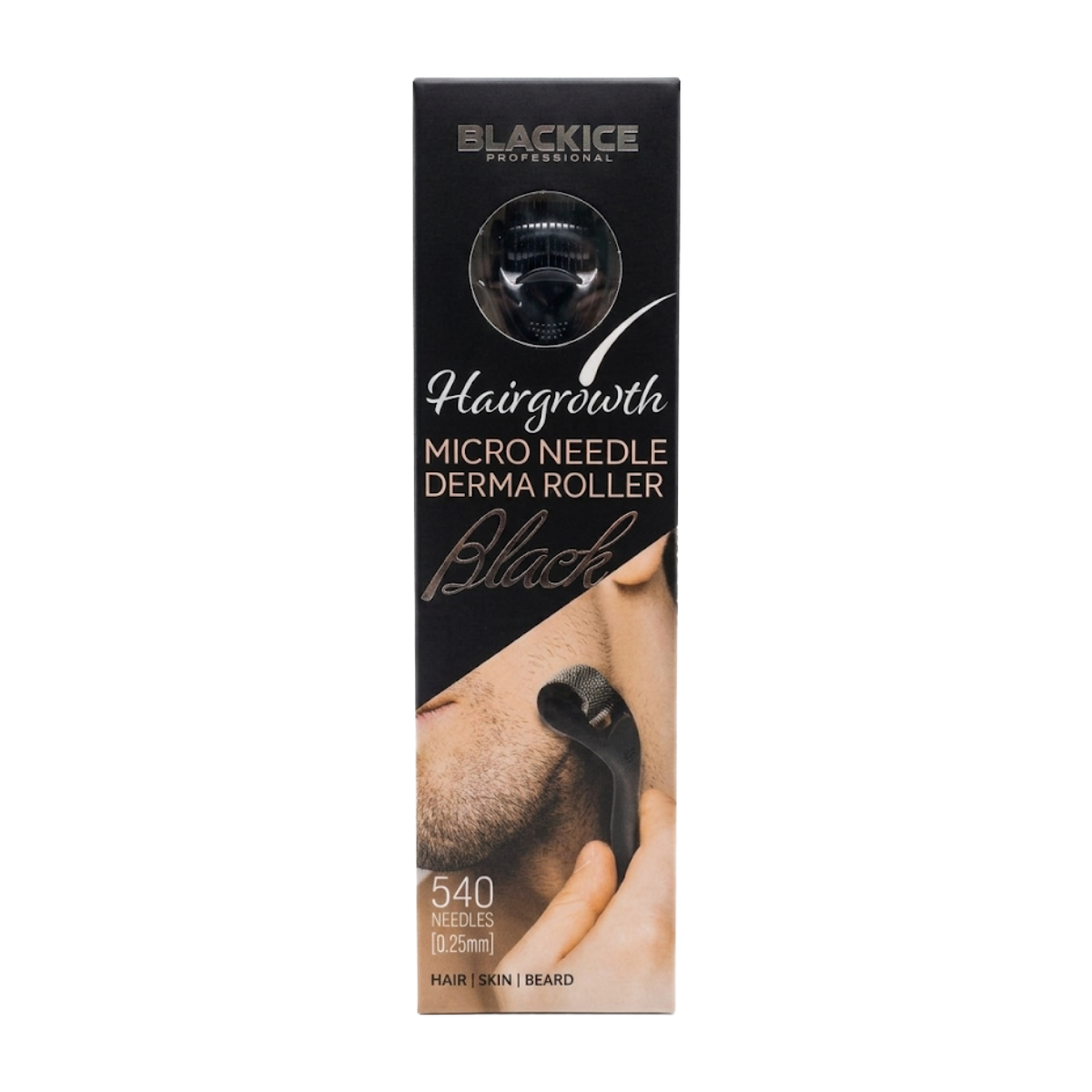 Hair-Growth Micro Needle Derma Roller [Black]