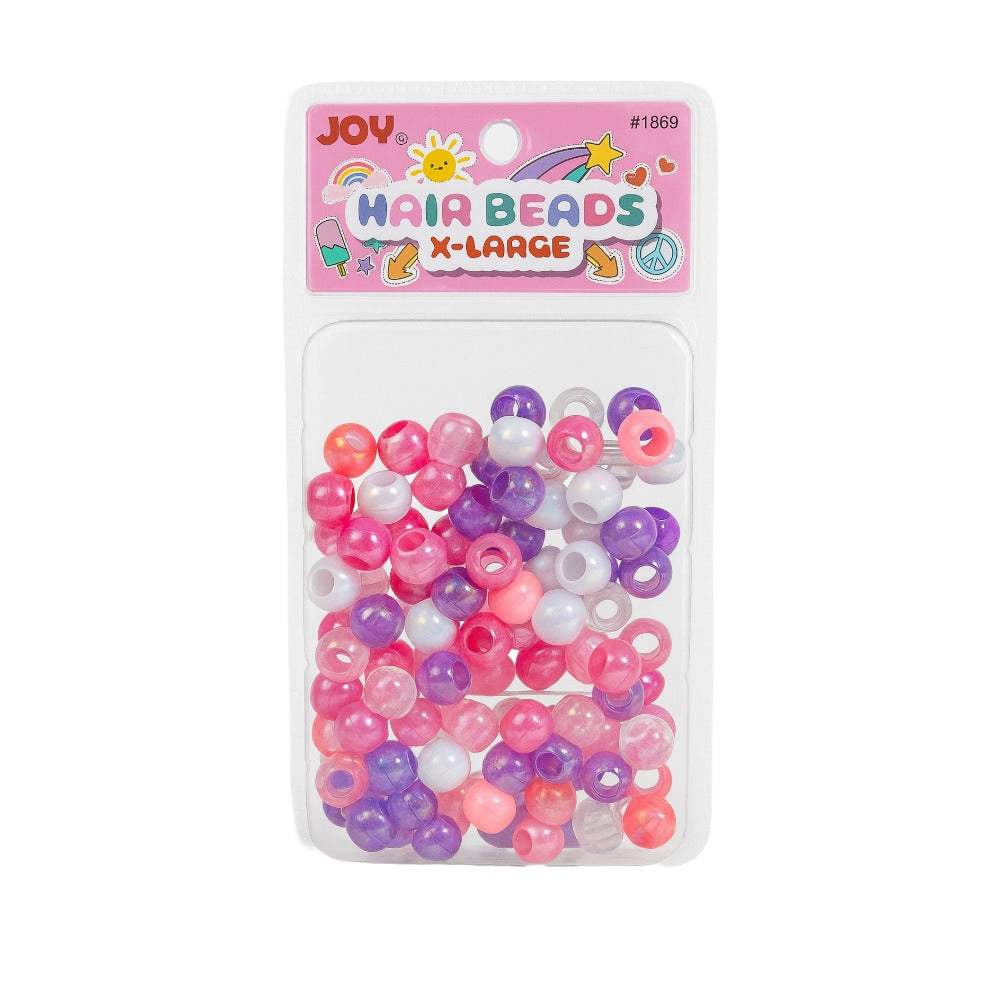 Hair Beads X-Large [Iridescent Coating Mix] #01869