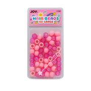 Perles pour cheveux XXL [Revêtement irisé rose mélangé] #01995