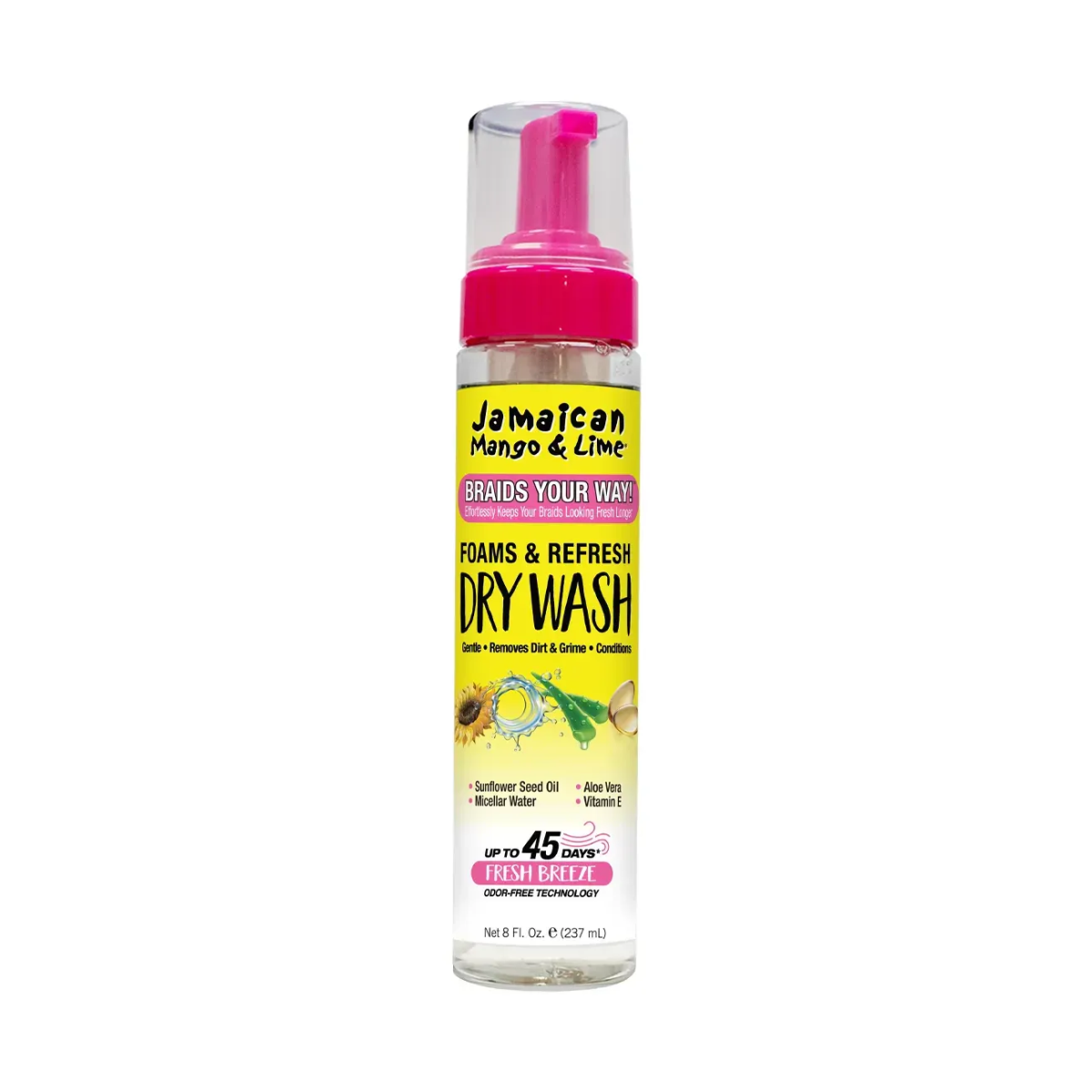 Mangue et Citron Vert Jamaïcains Tresses à Votre Façon ! Shampooing Sec 8oz