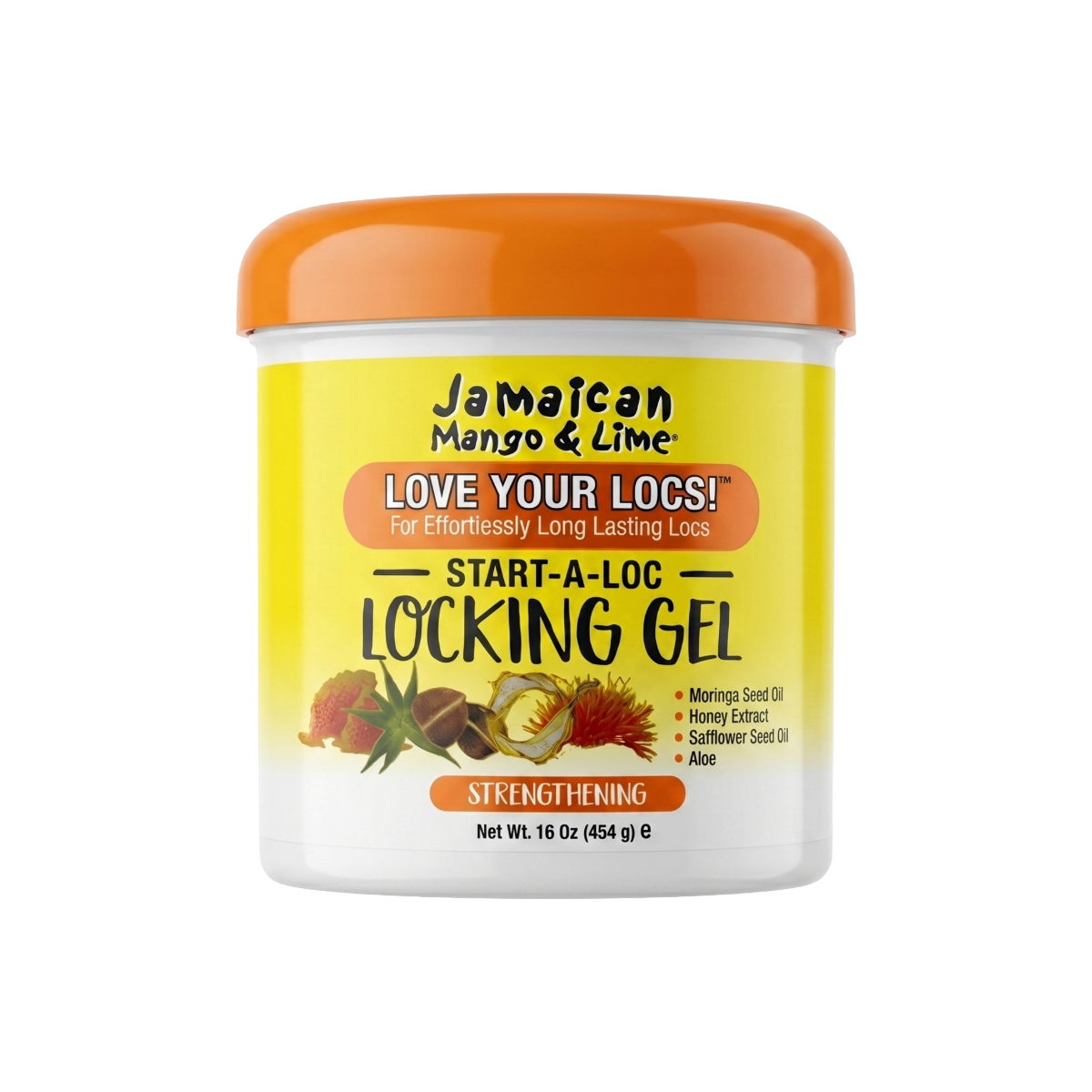 Gel de fixation Love Your Locs! Mangue et citron vert jamaïcains 16oz