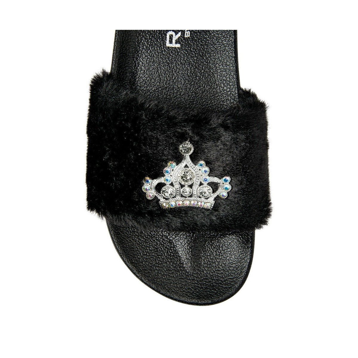 Chausson en fourrure Jewel [Black] #FW32 Grand